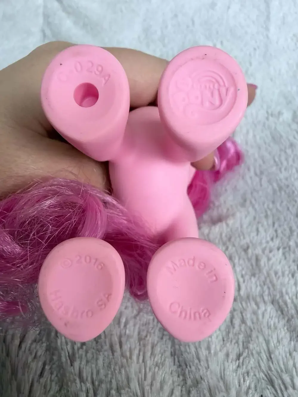 My Little Pony Pinkie Pie Pony Friends Glitter Body Figure Brushable